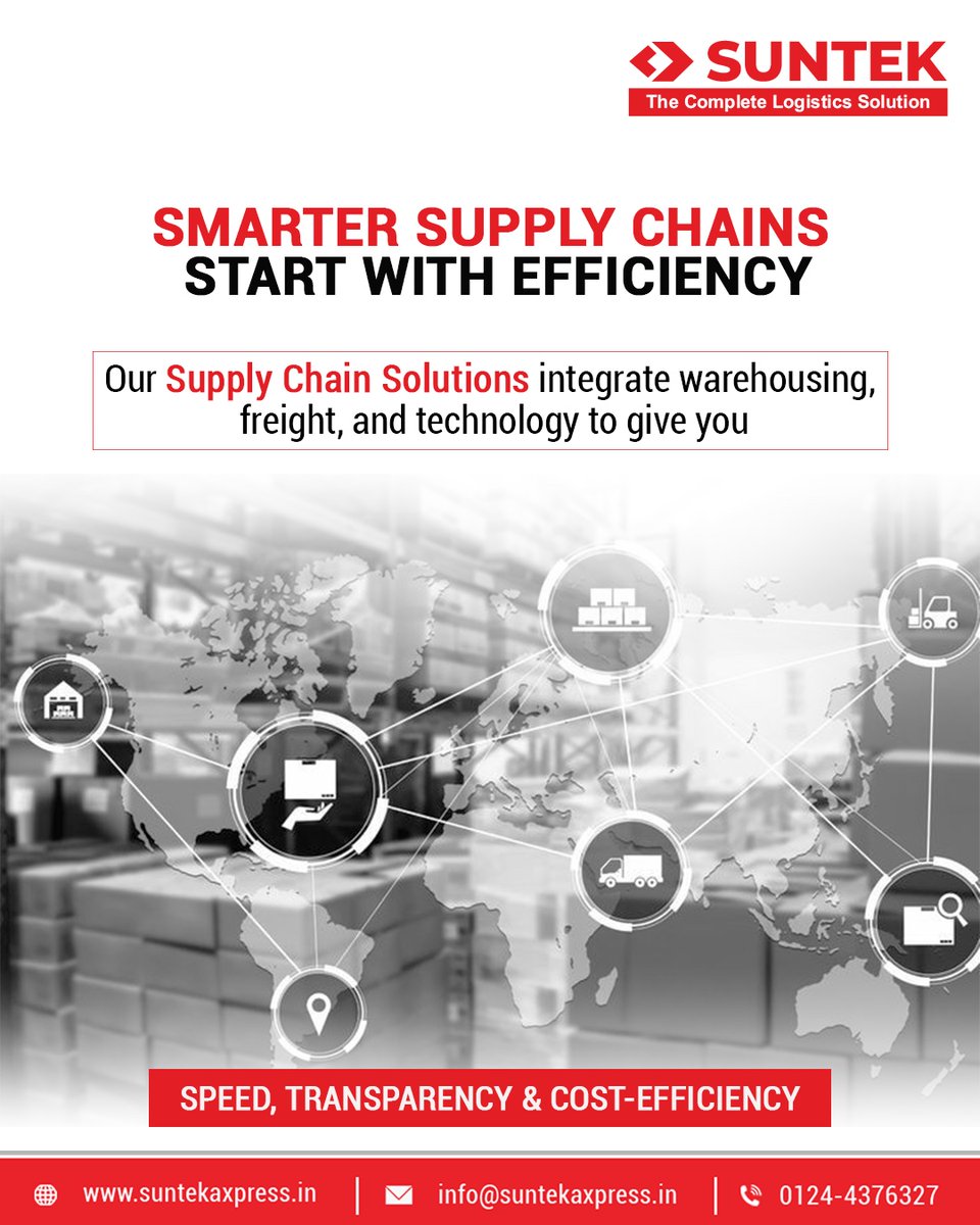 Suntek_Axpress's tweet image. Smarter supply chains begin with efficiency. Suntek Axpress delivers speed, transparency, and cost-efficiency.
#supplychainmanagement #warehousing #logisticsolutions #efficiency #suntekaxpress