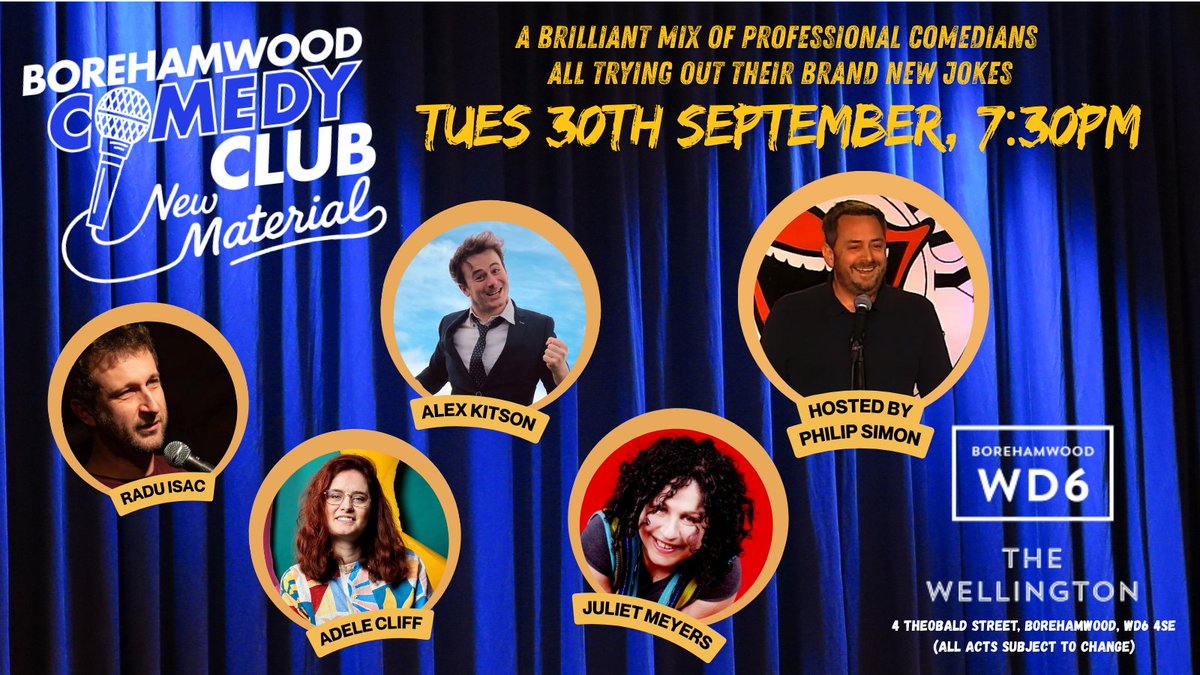 Borehamwood Comedy Club tweet media