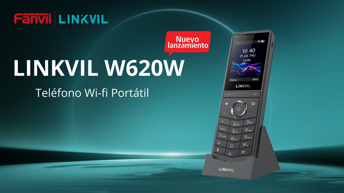 🚀 Fanvil lanza el W620W

El nuevo teléfono IP portátil con Wi-Fi 6 llega con nuevas funcionalidades muy útiles: Push-to-Talk, roaming continuo, vídeo en tiempo real y batería de larga duración.

📲 Más info:vertical-iberica.com/fanvil-lanza-w…

#TelefoníaIP #Tecnología