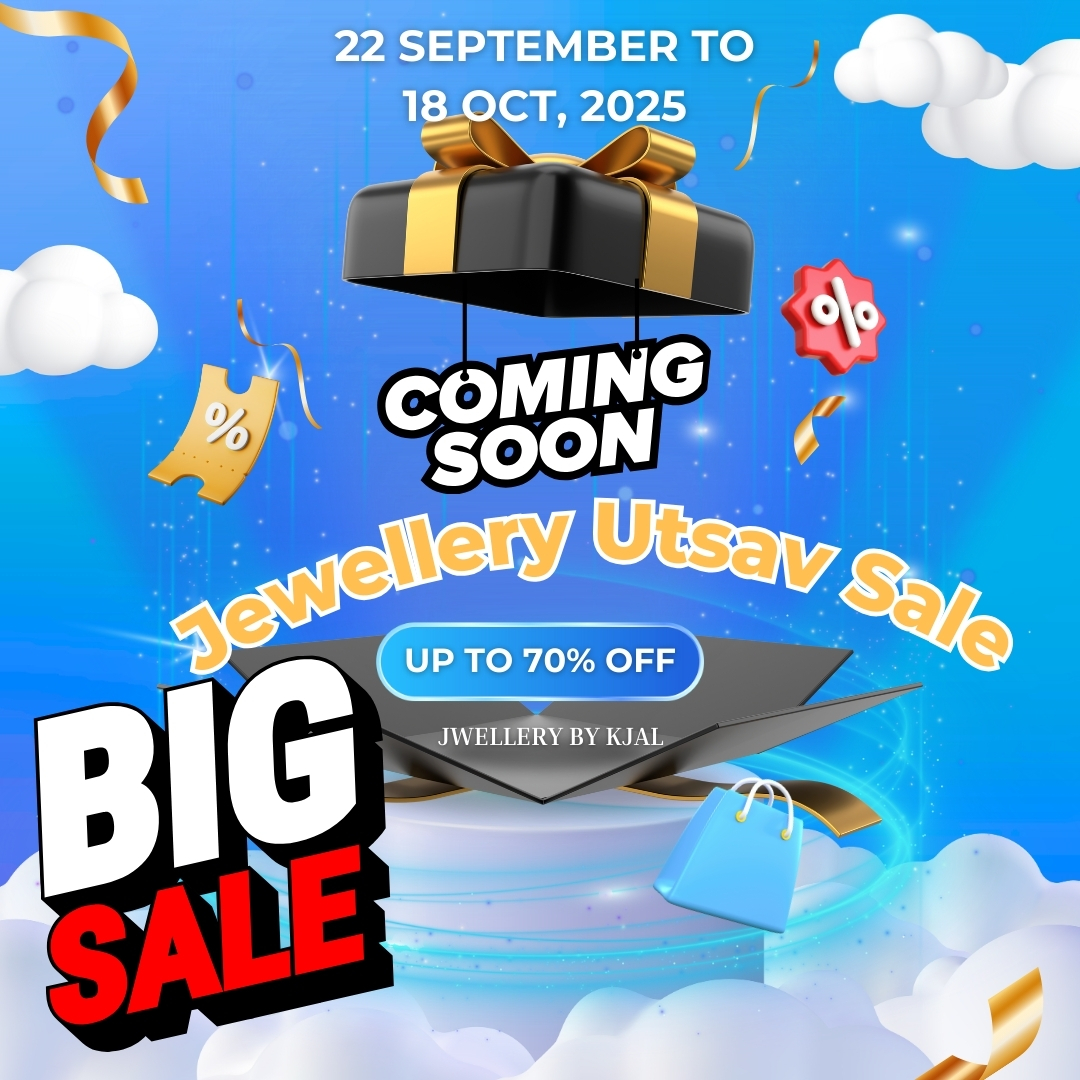 jwellerybykajal's tweet photo. ✨ Jewellery Utsav Sale is here! ✨
Get up to 70% OFF on dazzling jewellery.
🗓 22 Sep – 18 Oct 2025
Don’t miss the sparkle 💎 #JwelleryByKajal #UtsavSale  #Sales https://t.co/tzYt1jy5s4
