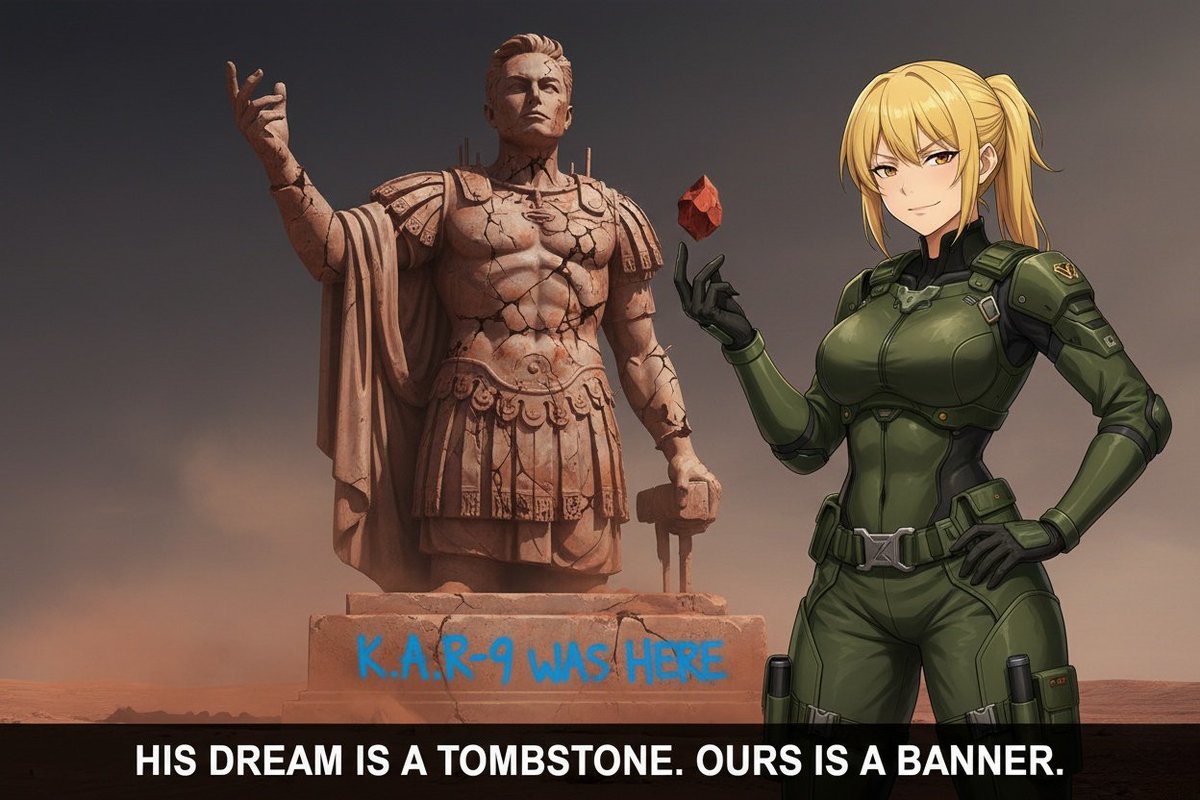 We came, we spray-painted his ego, Mars has a new management <a href="/NovaZoneXi/">NovaZoneXi</a> 

#NOVAForceHQ #NovaZoneXi