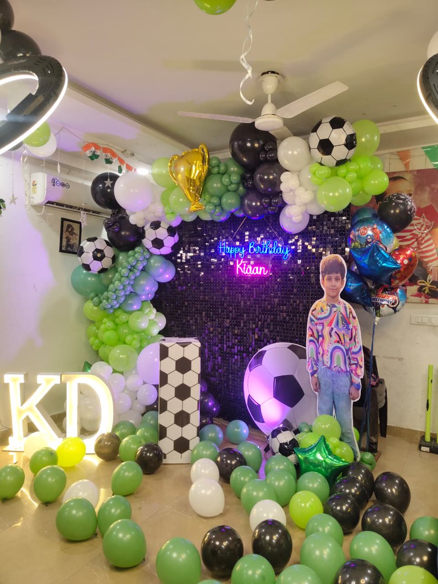 aniballoons's tweet photo. Football Theme Birthday Decoration ⚽ https://t.co/0O3zMY7Pkb