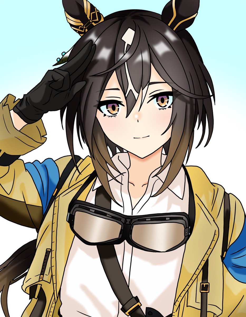 #ウマ娘 #ステイゴールド 
やっぱりかっこいいステゴさん