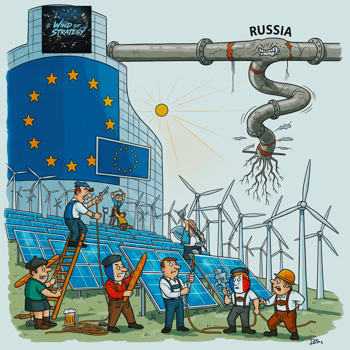 ArvindJ35594964's tweet photo. The EU has decided to stop buying Russian liquefied gas **one year earlier (from 2027 instead of 2028)** to reduce Russia’s money from gas sales and put more pressure on it over the war.
#Russia #RussiaUkraineWar #europe #money #russianoil #globalchain #russiangas https://t.co/XLhFGAGXRk