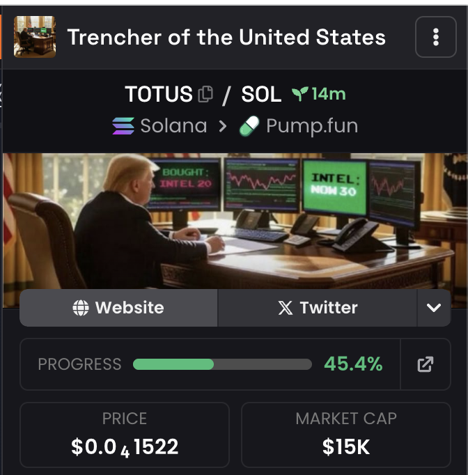 ommakbtc's tweet image. Dex updated 

$TOTUS 

B99jyH5RyesYMGixxNfFmCkoRb6w3dg4Q33jdky1pump
