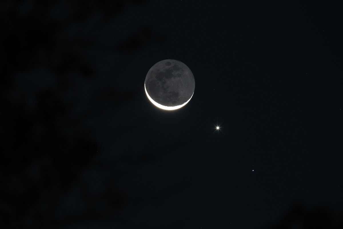 alexanderrogge's tweet photo. A waning crescent Moon danced in the sky with the planet Venus and the quadruple star-system Regulus in the constellation Leo this morning in the twilight before dawn. #Moon #Venus #Regulus #AlphaLeonis #Twilight #UnderneathTheStars #NightSky #Astronomy
https://t.co/jPMUlvZCzY https://t.co/hyD8fq0xh9