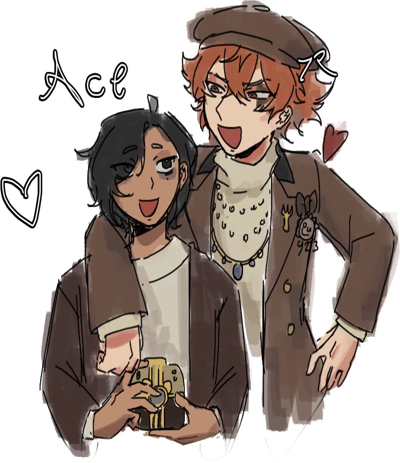 im too lazy to post it on my other account gang 
#acetrappola #Twst