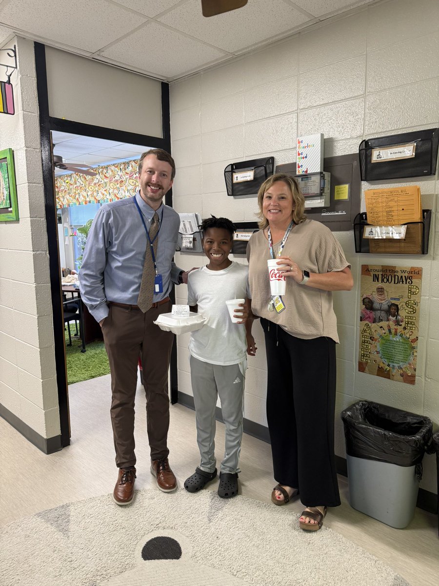 Using your PAWS tickets to eat chicken wings with the principals >>>>>