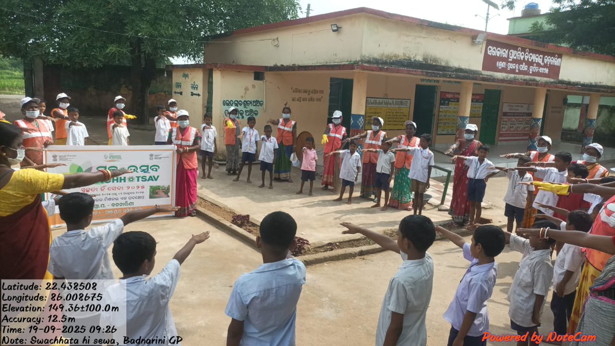 Celebration of Swachhata Hi Sewa(SHS)2025 on 19.09.2025 under Tiring Block Mayurbhanj Odisha <a href="/swachhbharatgov/">Swachh Bharat Urban</a> <a href="/swachhbharat/">Swachh Bharat Mission - Grameen</a> @mohuaindia <a href="/mojsddws/">Department of Drinking Water & Sanitation (#DDWS)</a> <a href="/PRDeptOdisha/">Panchayati Raj and Drinking Water Department</a> #shs2025 #swachhotsav #swachhatahiseva2025