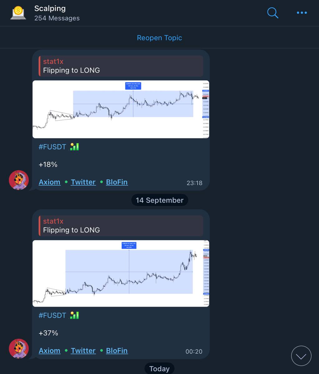 danielkim_e's tweet photo. If you ever wanted to master scalping...

Degen University is the place to start

We post daily opportunities with BIGGEST returns

Our experts will guide you till the first 5 figs on trading

Join us before it's too late... https://t.co/QYuGPqtWfL