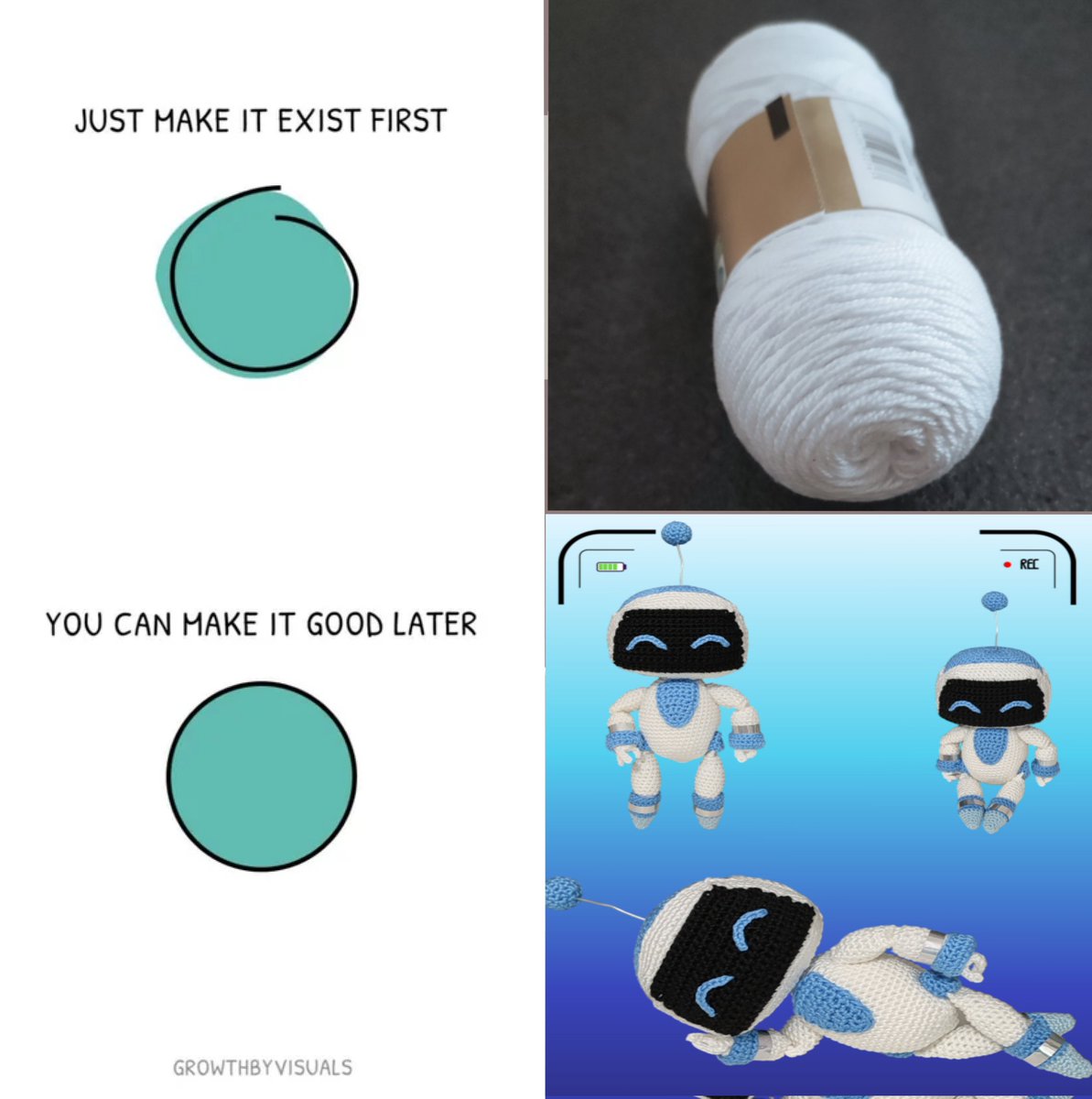 Just make it exist first, you can make it good later

(rt😘)