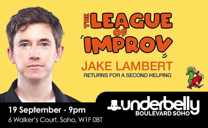 I'm in this super fun improv show tomorrow night. Superb comic Jake Lambert inspiring our improv. Use 'MATESRATES' for 2 for 1 tickets. theleagueofimprov.com