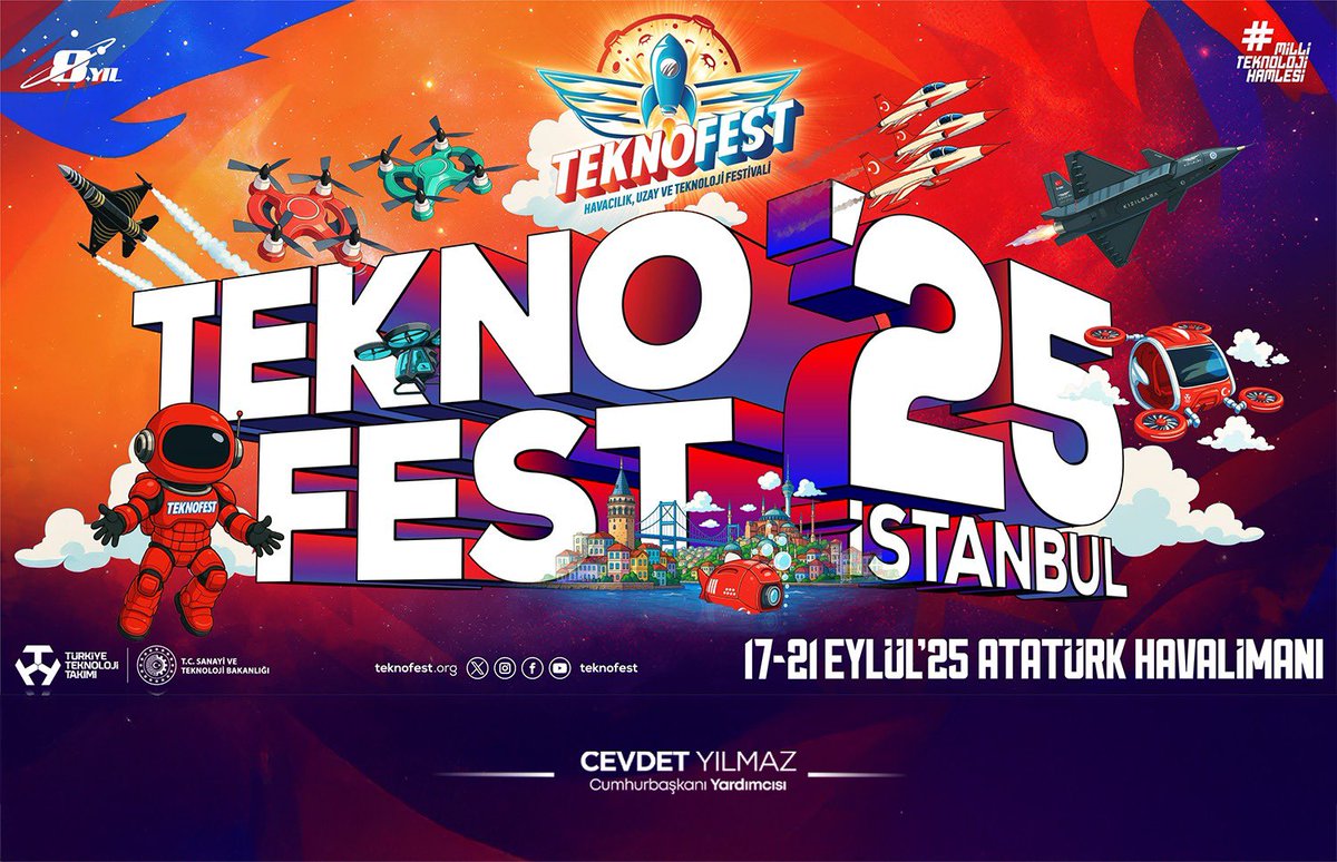 Ayakları yere değil, geleceğe basan Teknofest hayırlı olsun.

Teknoloji üretmeden sadece tüketen ülkeler ne bağımsız olabilir ne de yüksek katma değerli bir ekonomik yapı inşa edebilir. Teknofest, ülkemizin bu alandaki kararlılığının en güçlü göstergelerindendir.

Pazar günü