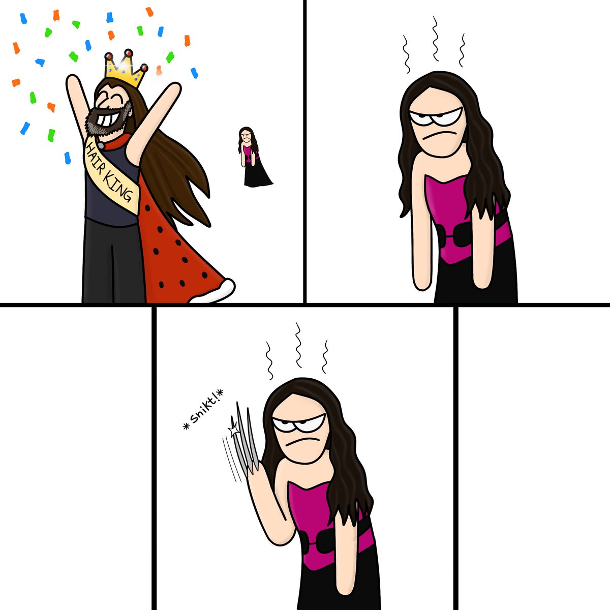 Summer Breeze was meant to mark the end of the Hair Wars when Stefan was crowned King...

But then I got another idea 🤣 *SNIKT!*
 <a href="/WTofficial/">Within Temptation</a>