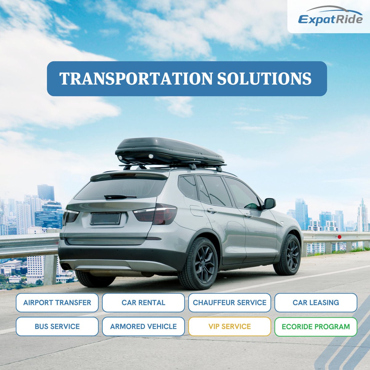 ExpatRide's tweet image. For assignees, having an easy way to commute and manage daily errands makes adjusting abroad much simpler.

By offering tailor-fit transportation solutions, we help RMCs and HR teams ensure every move runs smoothly.

#GlobalMobility #GlobalHR #InternationalRelocation