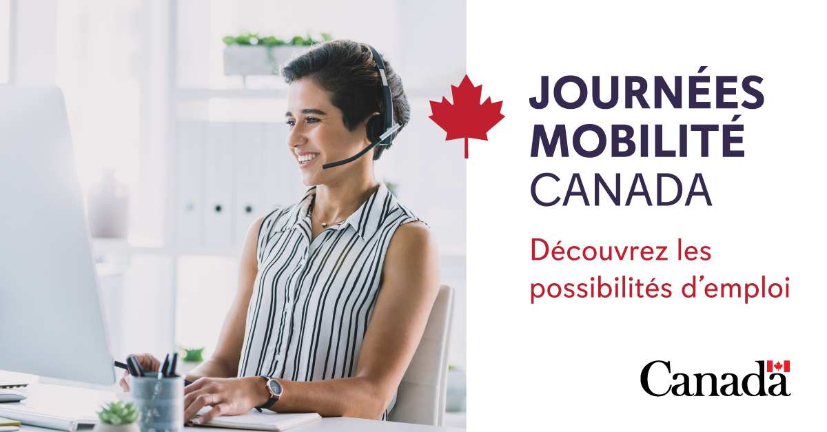 Seulement quelques jours avant les #JournéesMobilitéCanada à Bruxelles! Est-ce que le 🇨🇦 fait partie de vos plans pour l’avenir? Cette activité est l’endroit parfait pour trouver un emploi, bâtir son réseau et s’informer sur l’immigration au Canada 🔗bit.ly/JMC-Bruxelles
