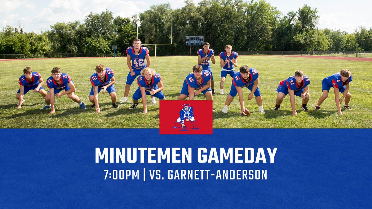 ✨GAMEDAY ALERT✨ Minutemen are back in action today at 7:00 PM @ Garnett-Anderson. Let's bring the energy and cheer them on to victory! 🎉 #LexingtonPride