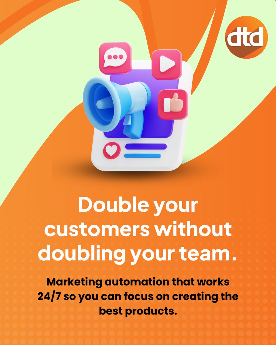 DavidTDesign's tweet image. Marketing automation doesn&apos;t replace your personal touch - it enhances it by handling the repetitive tasks. 

Tools like HubSpot let you create workflows that:
- Send follow-up emails
- Schedule reminders for tasks
- Trigger messages based on actions