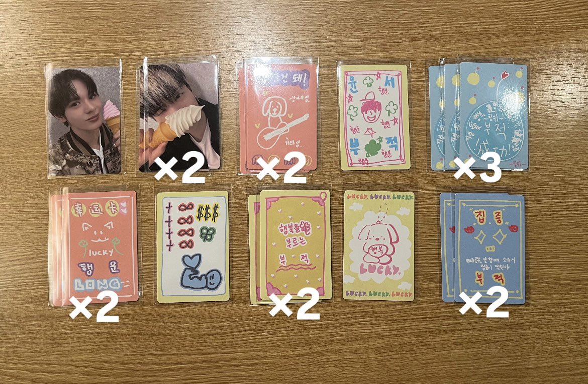 s___ml8's tweet photo. ボイプラ2 スタクリキット トレカ セルカ ラキカ 交換

【求】 ジュンソ（ラキカ）×2 

【譲】 ダンホンハイ イェチャン ウジン ユンソ チンウィ シンロン ボーヘン ケヒョン リブ ドンユン

郵送での交換希望📮

お気軽にお声掛け下さい！

 #ボイプラ交換 https://t.co/xusHYbC5t8