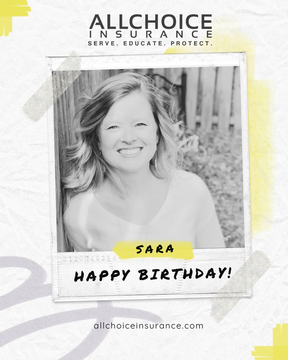 🎉 Happy Birthday to Sara Surigao! 🎂 

Our Risk Advisor who blends insurance savvy with a love for sandy shores. 🌊 

Send your best! #HappyBirthday #ALLCHOICEFamily