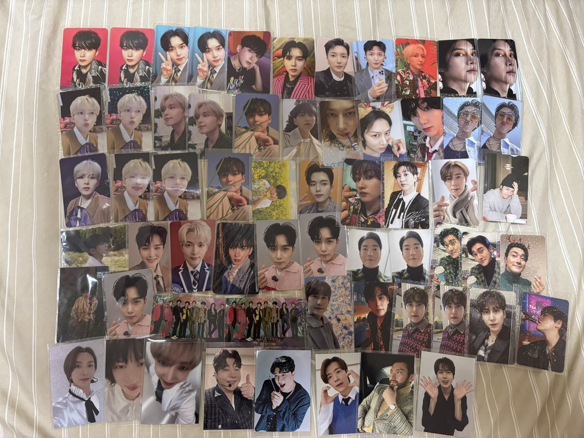 asukapuuuu's tweet photo. SUPER JUNIOR スジュ  mu-mo トレカ お譲り　買取

〖譲〗：画像参考

〖求〗：買取

ドンへトレカのみ初期キズ有り。
お求めのトレカの名前と希望金額を
記載しリプライいただけますと幸いです。
纏めての御購入希望。
宜しくお願い致します

#SUPERJUNIOR  
#려욱
#슈퍼주니어 
#スジュ https://t.co/FndZNZXkgN