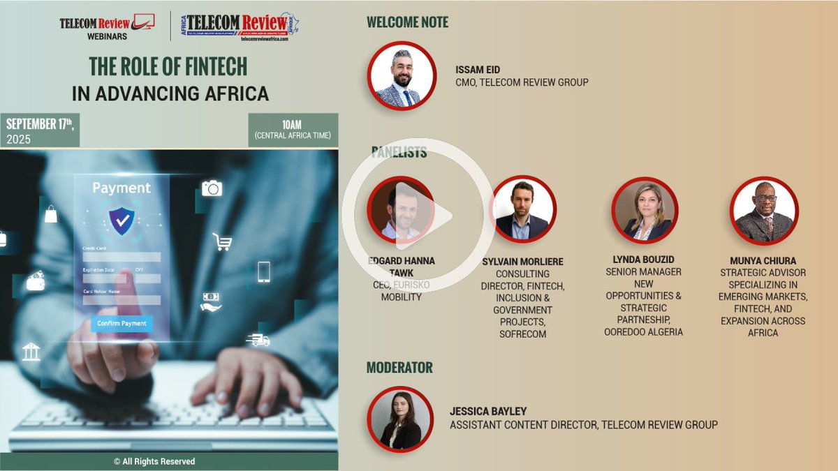Our latest webinar unpacked the role of #fintech in advancing #Africa, from #financialaccess &amp; #digitaleconomies to #MSME support &amp; future innovations. Full video: telecomreview.tv/webinars/2566-…

telecomreview.tv/webinars/2565-…