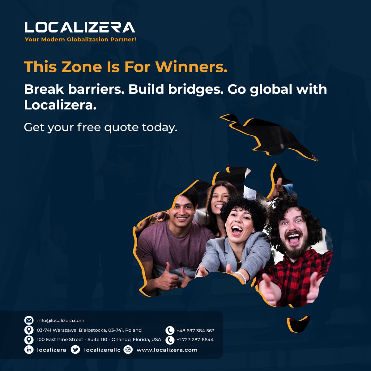 localizerallc's tweet image. Curious who’s behind the world’s smoothest global expansion?👀 We’re Localizera — the go-to partner for 8,000+ businesses who trust us to translate, localize, and connect them to global markets
👉 Partner with Localizera!#translationservice #localization
shorturl.at/z8veu