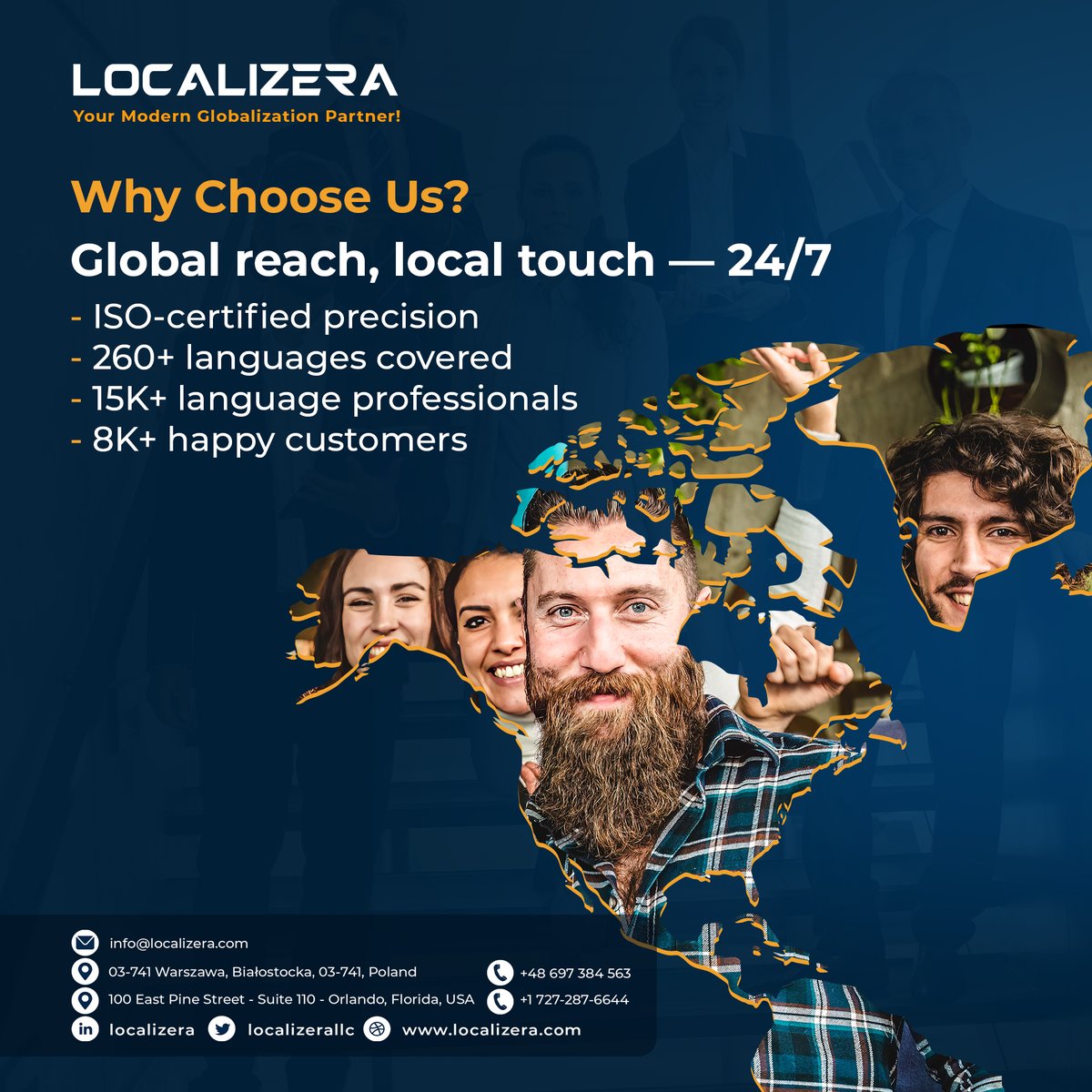 localizerallc's tweet image. Curious who’s behind the world’s smoothest global expansion?👀 We’re Localizera — the go-to partner for 8,000+ businesses who trust us to translate, localize, and connect them to global markets
👉 Partner with Localizera!#translationservice #localization
shorturl.at/z8veu
