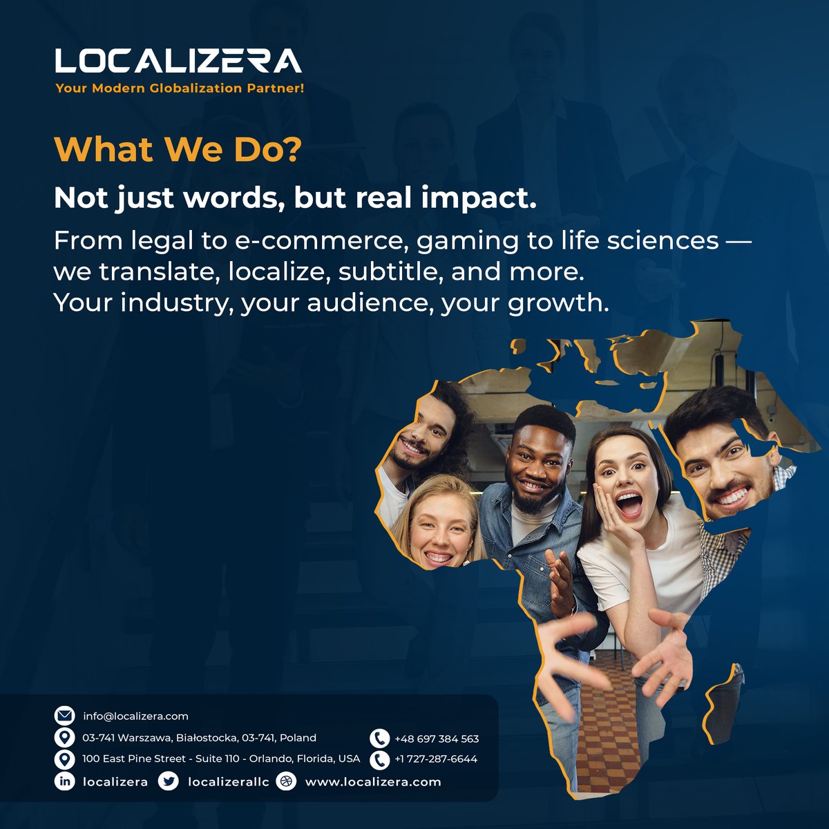localizerallc's tweet image. Curious who’s behind the world’s smoothest global expansion?👀 We’re Localizera — the go-to partner for 8,000+ businesses who trust us to translate, localize, and connect them to global markets
👉 Partner with Localizera!#translationservice #localization
shorturl.at/z8veu