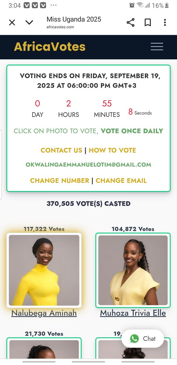 Someone help me vote 
#TrueUgandanBeauty