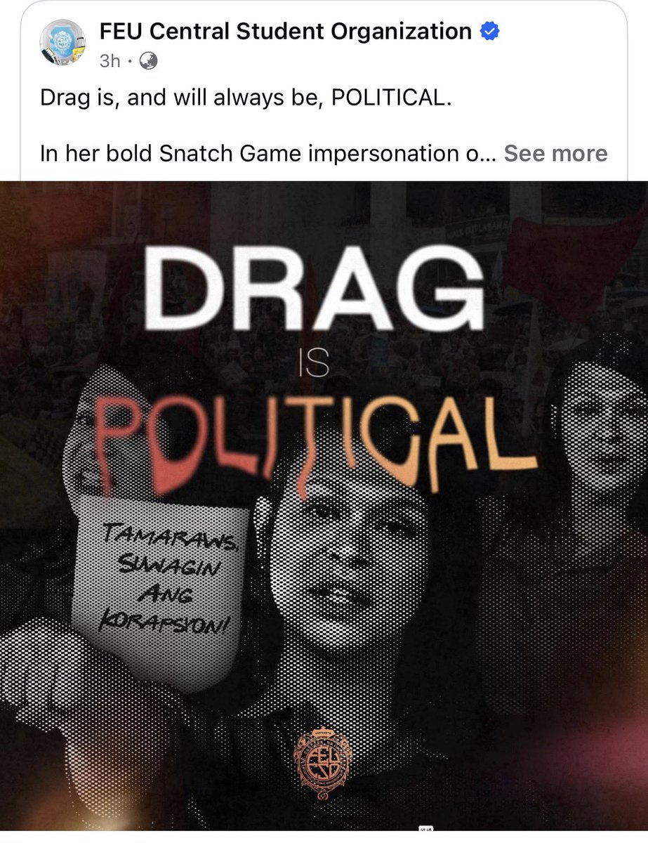 blr_pp's tweet photo. love the way misisโ @VinasDeluxe snatch election impersonation is used by different organizations to bridge drag and politics at this crucial point in our nationโs history โค๏ธโ๐ฅ
queen things ๐
#DragIsPolitical https://t.co/CyvRy7F7Eh