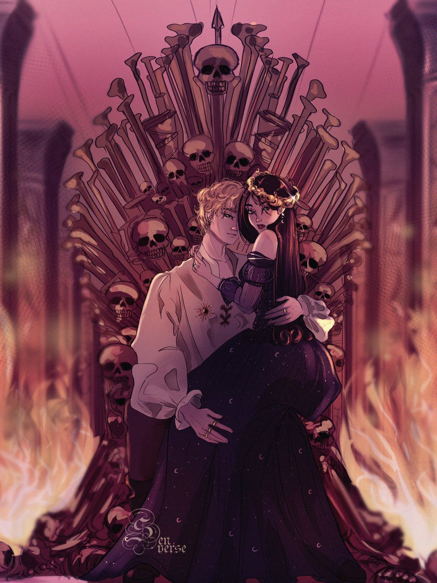 “𝘠𝘰𝘶’𝘳𝘦 𝘵𝘩𝘦 𝘰𝘯𝘦 𝘸𝘩𝘰 𝘩𝘰𝘭𝘥𝘴 𝘵𝘩𝘦 𝘱𝘰𝘸𝘦𝘳 𝘵𝘰 𝘣𝘳𝘦𝘢𝘬 𝘵𝘩𝘢𝘵 𝘱𝘦𝘢𝘤𝘦, 𝘵𝘰 𝘣𝘳𝘦𝘢𝘬 𝘵𝘩𝘪𝘴 𝘬𝘪𝘯𝘨𝘥𝘰𝘮... 𝘵𝘰 𝘣𝘳𝘦𝘢𝘬 𝘮𝘦.”

📖 BLOOD OF SILVER (November 2026, <a href="/simonschuster/">Simon & Schuster</a>) 🌞✨🌙

Art by @/sen_verse 📸 

Göodreads 🔗⬇️