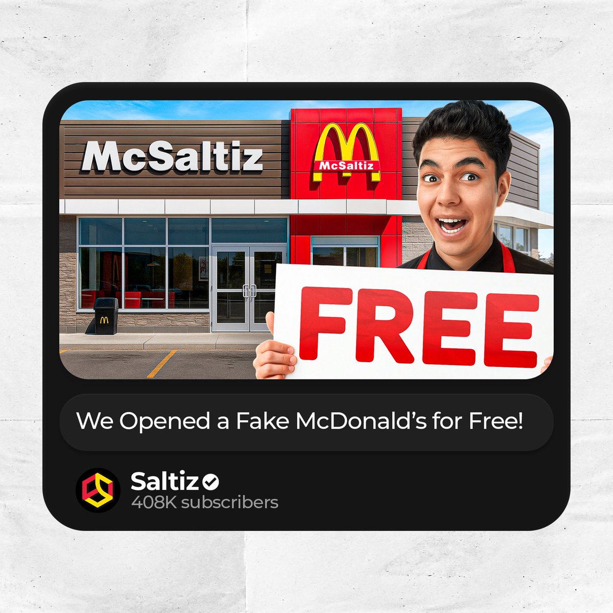 Recent Client Thumbnail Design 🪄

What do you think? ✍️