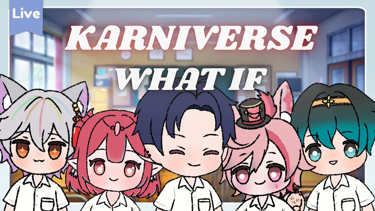 『LIVE 1ST ANNIVERSARY KARNIVERSE』
ไลฟ์พิเศษฉลองครบรอบ 1 ปีวันนี้ จะมีอะไรสนุก ๆ รออยู่บ้าง อย่าลืมแวะมาหาพวกเรากันน้า✨️

🔴 มาเจอพวกเราได้ที่ 🔻
youtube.com/live/BiRqeOGOk…

📍ส่งคำอวยพรถึงหนุ่มๆ ได้ที่ 🔻 
forms.gle/nKAH4Uufevn97v…

#Acastled #KARNIVERSE1ปีแล้วนะ #Vtuber #VtuberTH