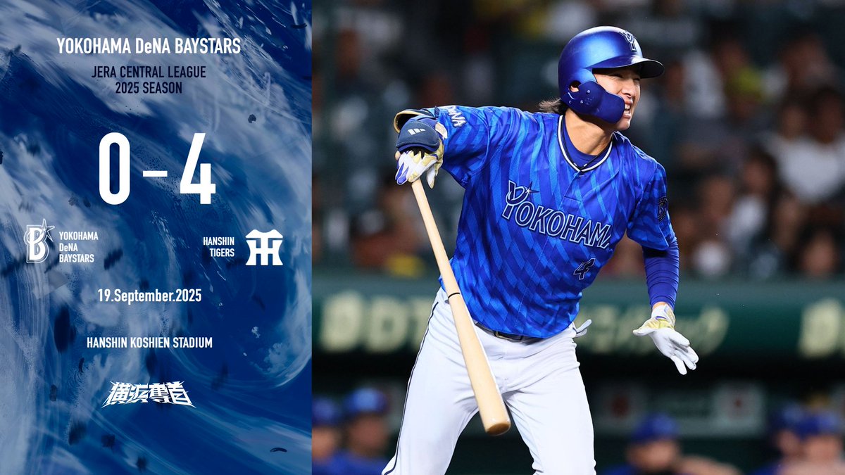 4回に2点を先取されると、5回・6回にも追加点を許してビハインドから追いかける展開に。
4番手 #入江大生 選手、5番手 #佐々木千隼 選手が無失点に抑え、打線も反撃を見せたいところだったが好機を作れず、連勝は6でストップ...

#横浜奪首
#全横浜で戦え  
#baystars