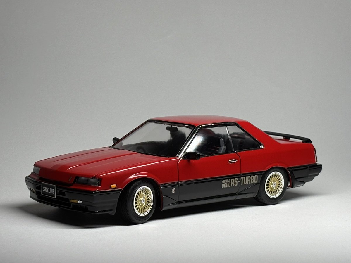 tsekine10's tweet image. これでSKYLINEノルマ終わりました。
あとで全員集合を載せます。
やっぱ、この世代の車ってカッコいいですねー。この時代の日産は良かった。
#scalemodel  #NISSAN #scalemodelcars