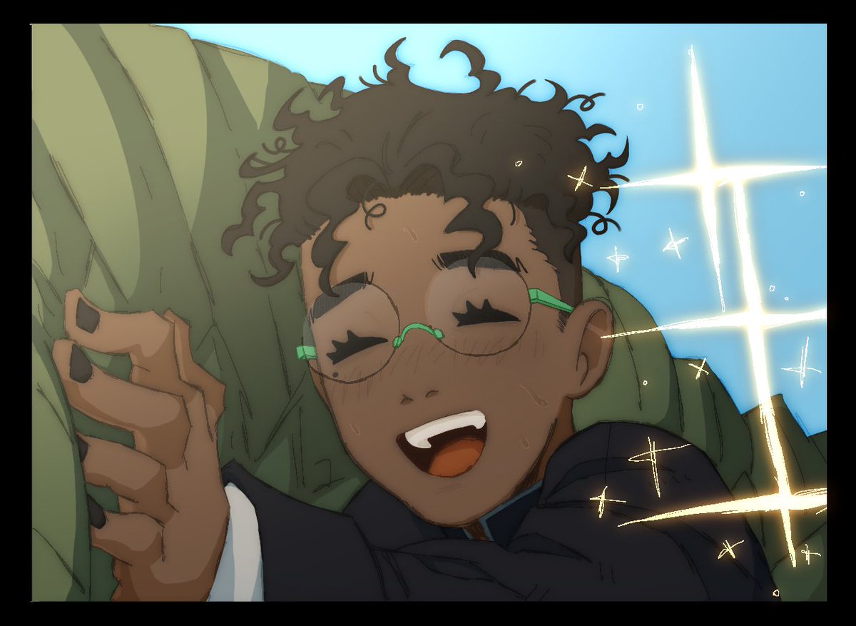 redraw of that one scene...

im so happy the bonus chapter got animated theyre so silly 
#Dandadan