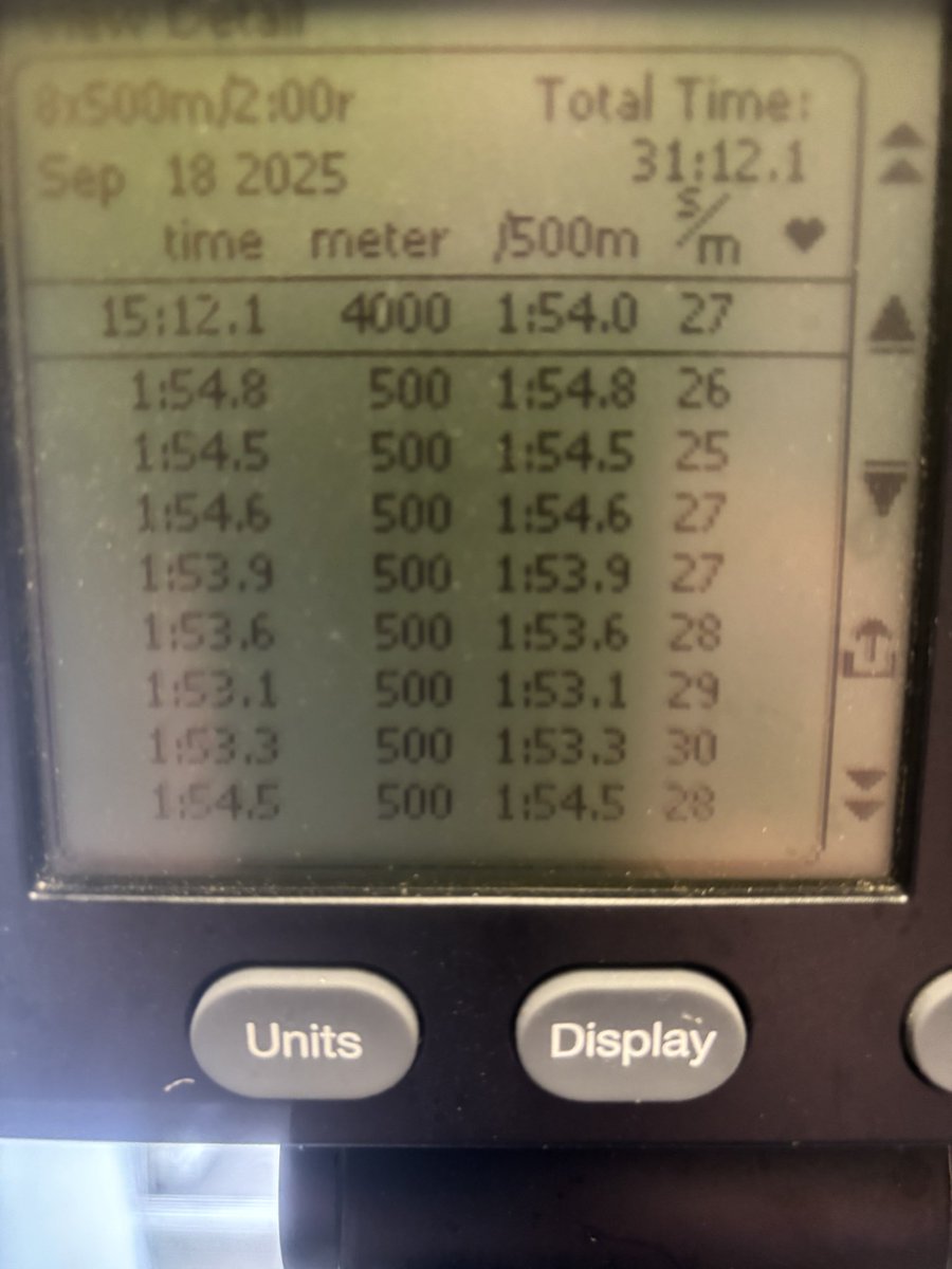 8x500’s 🤢🥵<a href="/concept2/">Concept2</a> <a href="/athlytic_app/">Athlytic</a> #fitafter60 #FitnessGoals #stayhealthy #longevity