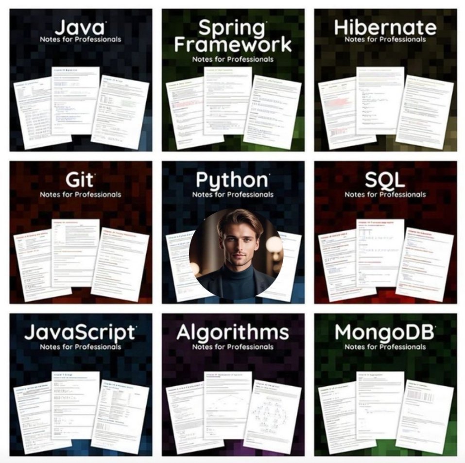 ArafatMd93059's tweet image. Free PDF Bundle 🎁

Get these guides 100% FREE:
• Python
• Git
• Java
• SQL
• JavaScript
• MongoDB
• React JS

How to claim:
1️⃣ Follow me
2️⃣ Like &amp;amp; Repost
3️⃣ Comment “Need”