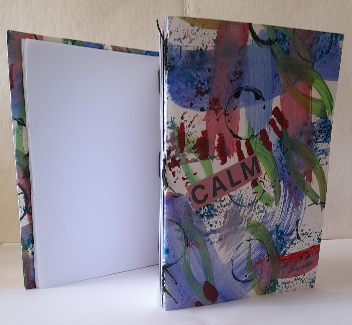 zyarts's tweet image. Dos-a-Dos tacket bookwork with hand painted cover #bookwork