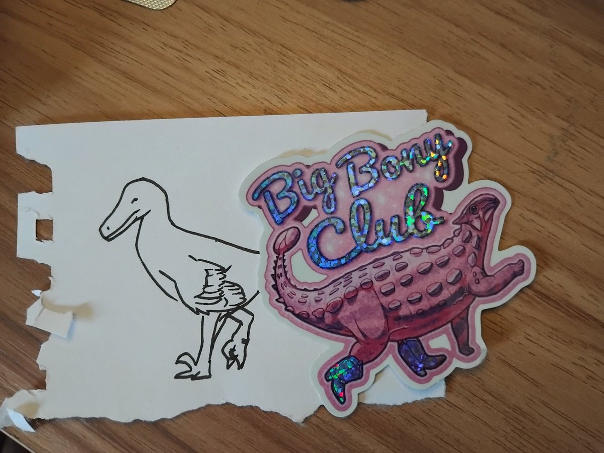 Thanks to Sean Hennessy (aka Speed Thief) for sending me this sticker!! 

I had to listen to the song just now, obviously.