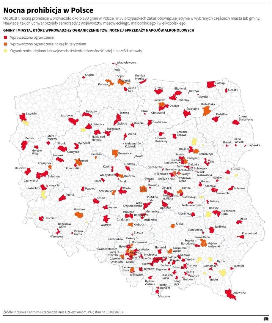 Gdynia pod tym względem znów jako samotna wyspa.  Jedyne miasto Trójmiasta bez ograniczeń nocnej sprzedaży alkoholu, podczas
gdy Gdańsk i Sopot z sukcesem wdrożyły podobne rozwiązania, poprawiając bezpieczeństwo i komfort mieszkańców.
Nasza propozycja, zgodna z ustawą o