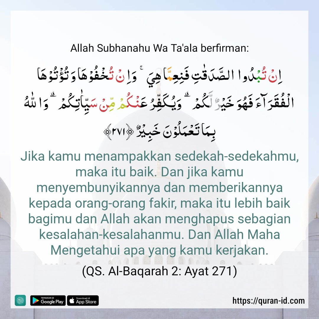 Mari perbanyak sedekah