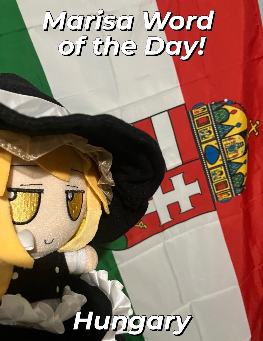 IlEnzo59978's tweet photo. Marisa word of the day!
#Marisa #touhou #Fumo #Fumofumo #WordOfTheDay #Horthy https://t.co/ovhd8U5KZe