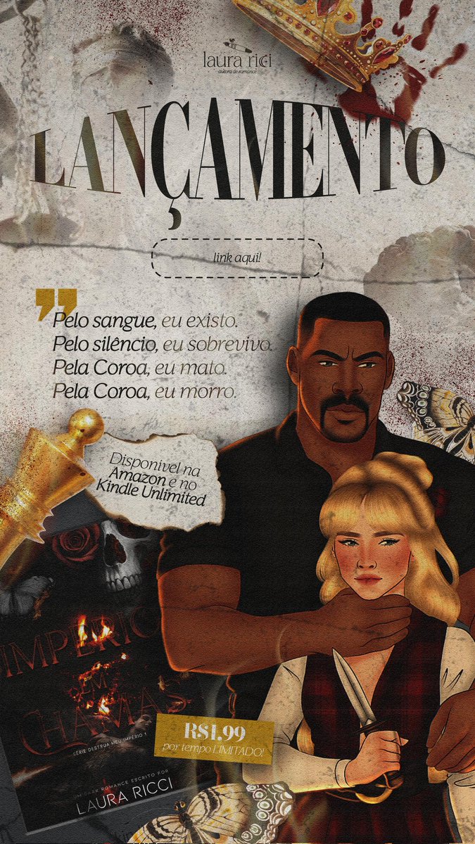 wlxlua_'s tweet image. 🔥 “Ela é a espiã treinada para matá-lo. Ele aceitou o noivado para usa-la como troca. Agora precisam escolher entre o amor ou a lealdade ao imperio.”

Descubra agora como destruir um império em Chamas.
Disponível na Amazon e Kindle.
a.co/d/inOQTEG