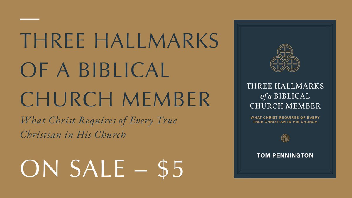WordUnleashed's tweet image. Tom Pennington identifies from Scripture three nonnegotiable hallmarks that every Christian must pursue to be a biblical church member. @tom_pennington 

TWU Bookstore: the-word-unleashed.square.site/s/shop

*Also available in Spanish!