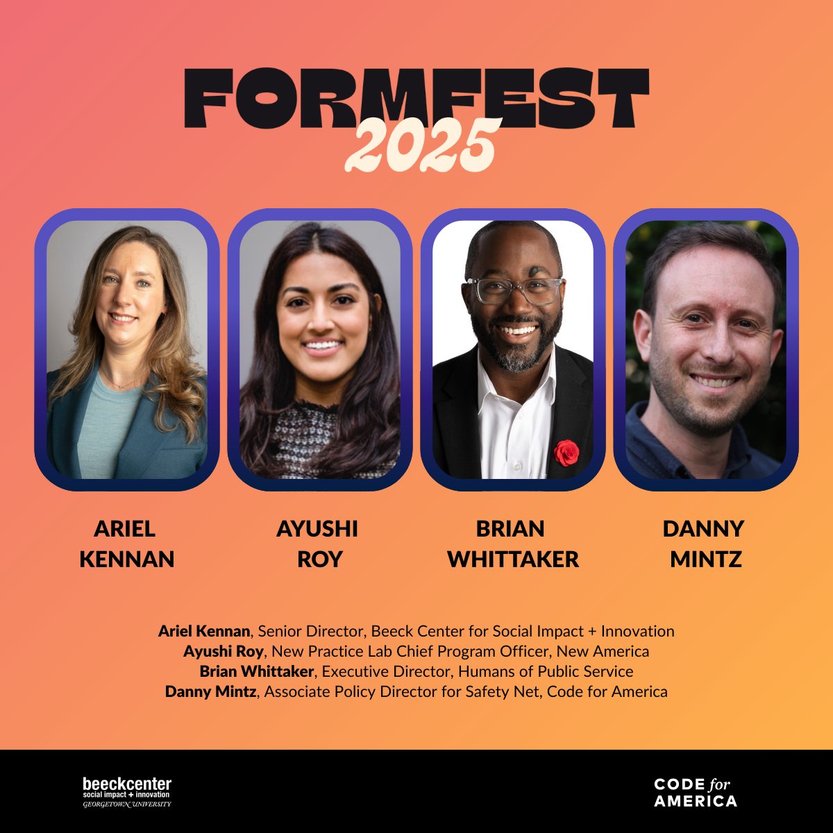 codeforamerica's tweet image. Looking for the play-by-play on how teams are building better, stronger government forms? Don't miss our mainstage session at #FormFest, featuring expert analysis breaking down everything you need to know about the future of form design.
ringcentr.al/46cTuhS