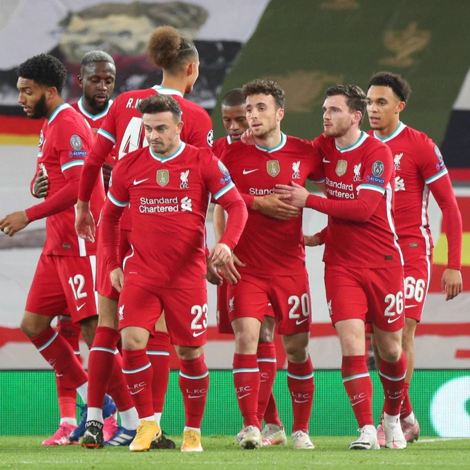 TheKop_com's tweet photo. On This Day in 2020, Diogo Jota scored the 10,000th goal scored in the history of Liverpool Football Club ❤❤ https://t.co/JmJyQDIGhO
