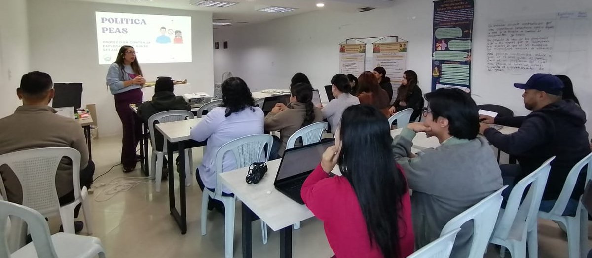 Fortalecemos nuestro proceso organizativo entre todos/as, socializando y retroalimentando el manual de la Política de Protección Contra la Explotación y el Abuso Sexual –PEAS de UNIPA, para mantener una cultura organizacional preventiva, segura y equitativa para las comunidades