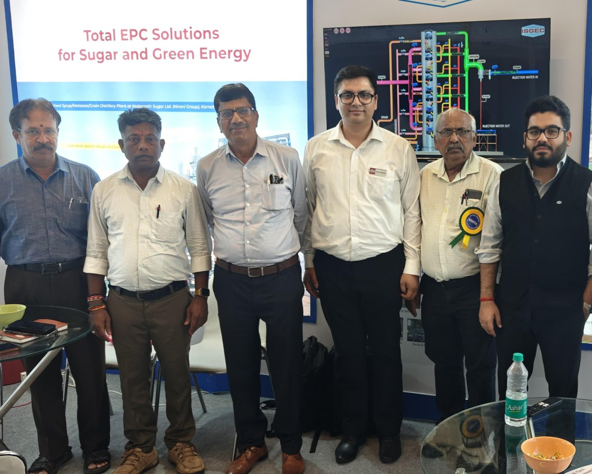 Isgec at SISSTA’s 54th Annual Convention!

We are proud to be part of the 54th Annual Convention of SISSTA at Shree Convention, Tirupati (19–20 September 2025).

📍 Visit us at Stall No. 59 and connect with our experts to explore the future of sugar industry technologies.
